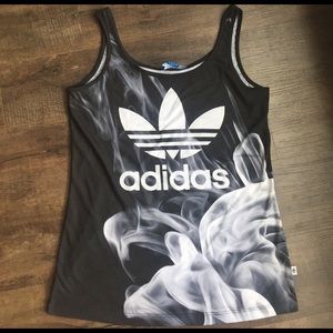 Rita Ora for Adidas Smoke tank Black gray white S