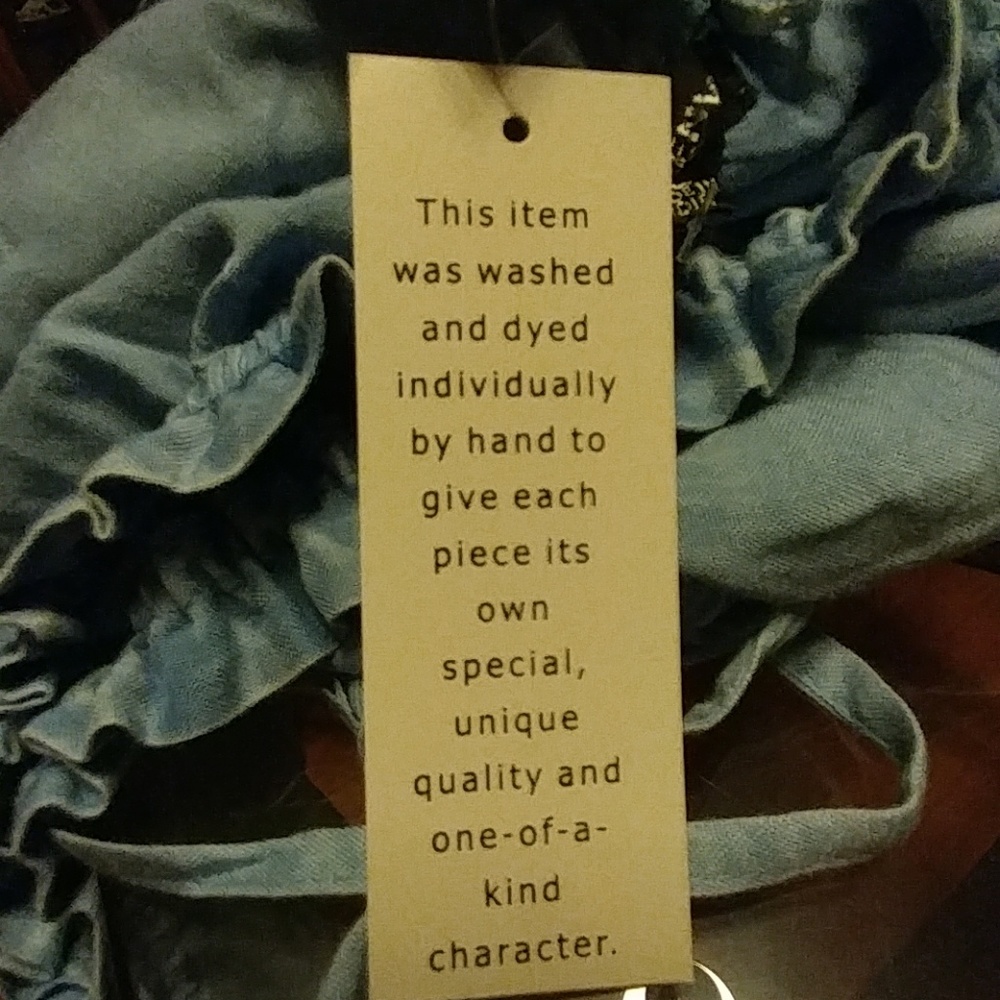 Chambray off the shoulder romper jumpsuit shorts - Picture 7 of 7
