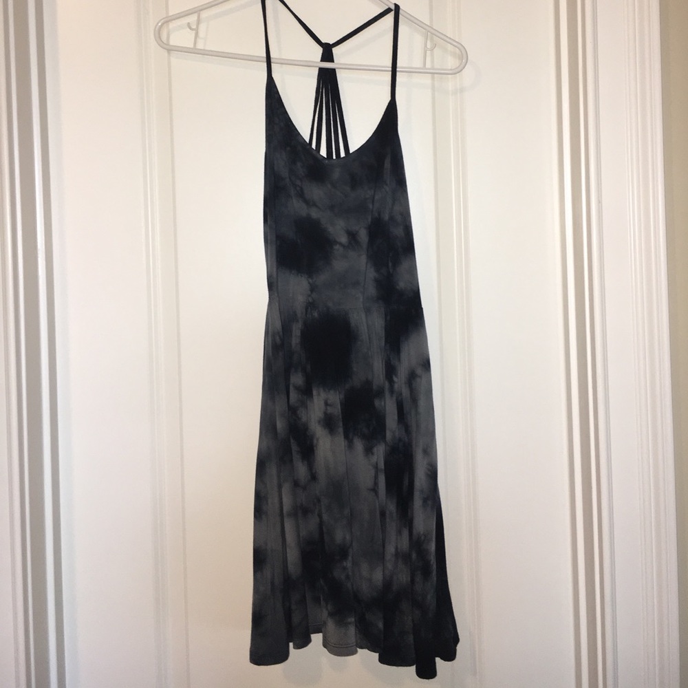 American eagle fit and flare tye dye dress