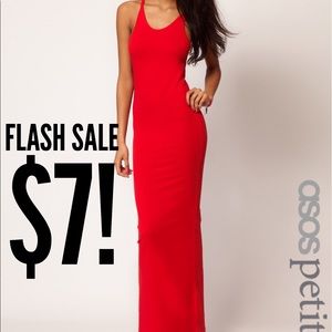 Asos maxi dress with back split