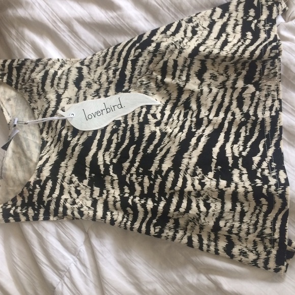 Pacsun loverbird slightly cropped tank - Picture 2 of 4