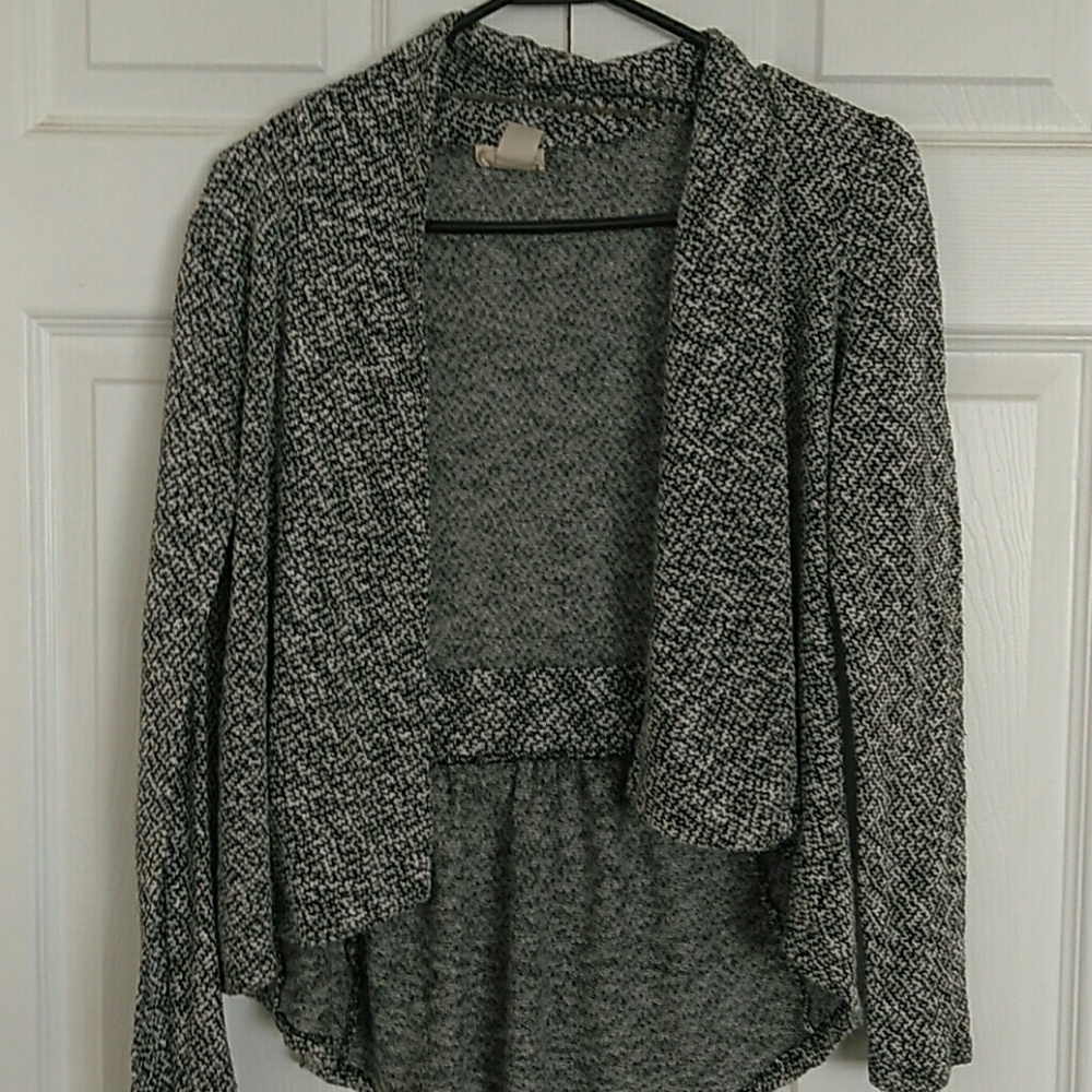 Black and white cardigan