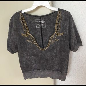 Free People Embellished Tee