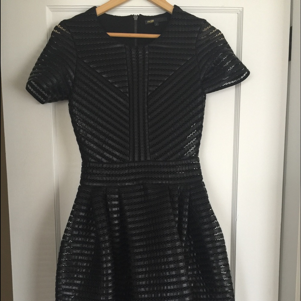 Black Maje dress from Paris