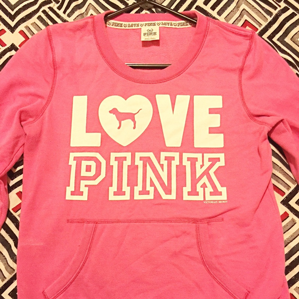 Victoria secret Love pink sweatshirt