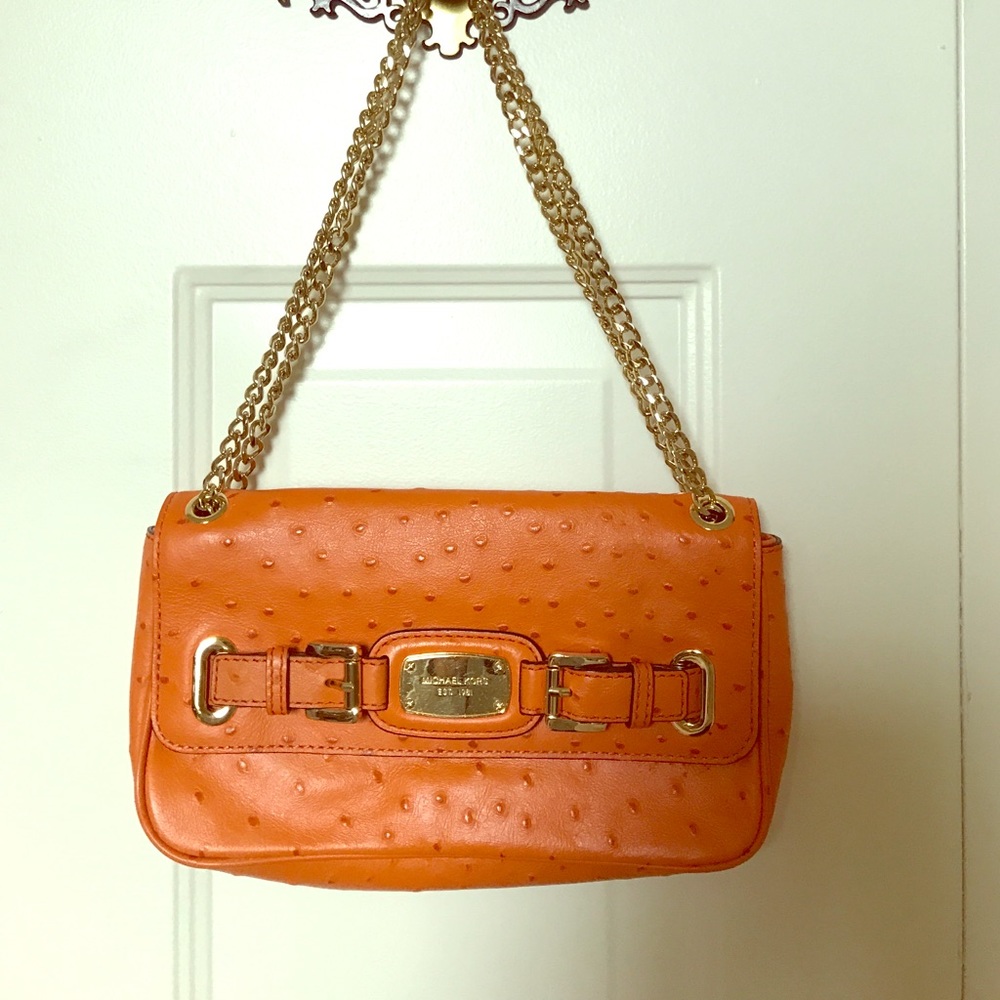 Michael Kors orange purse