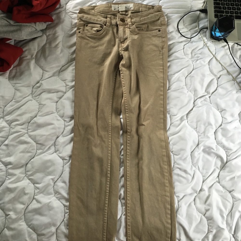 H&M Kaki skinny jeans
