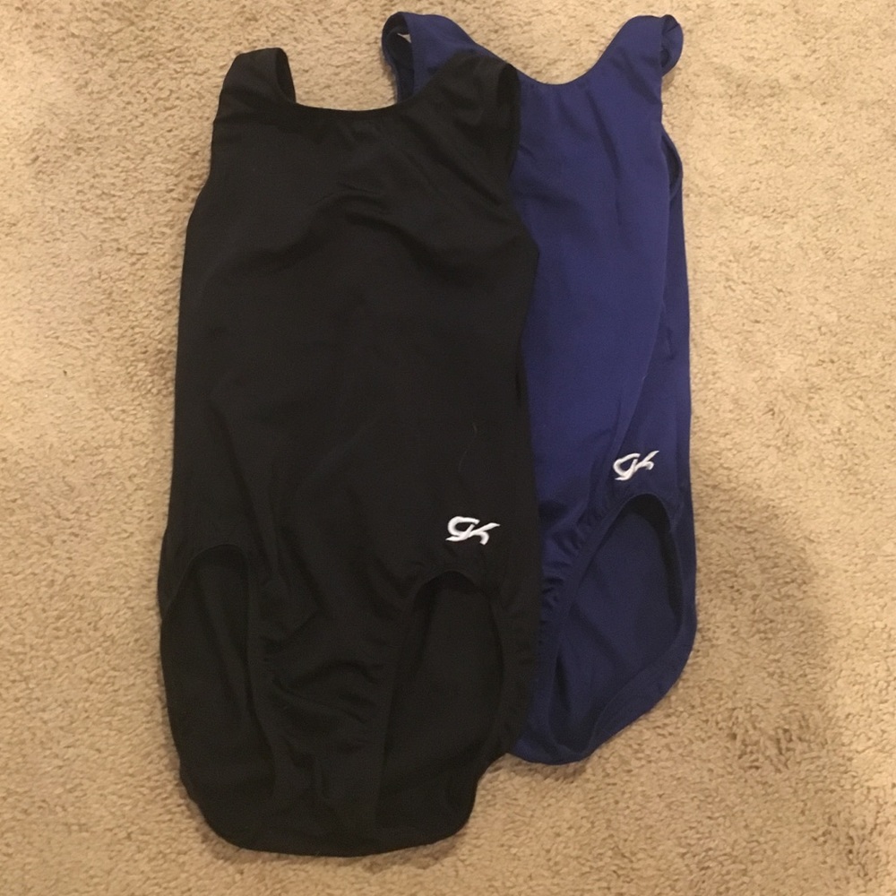 2 GK Elite Gymnastics Leotards.
