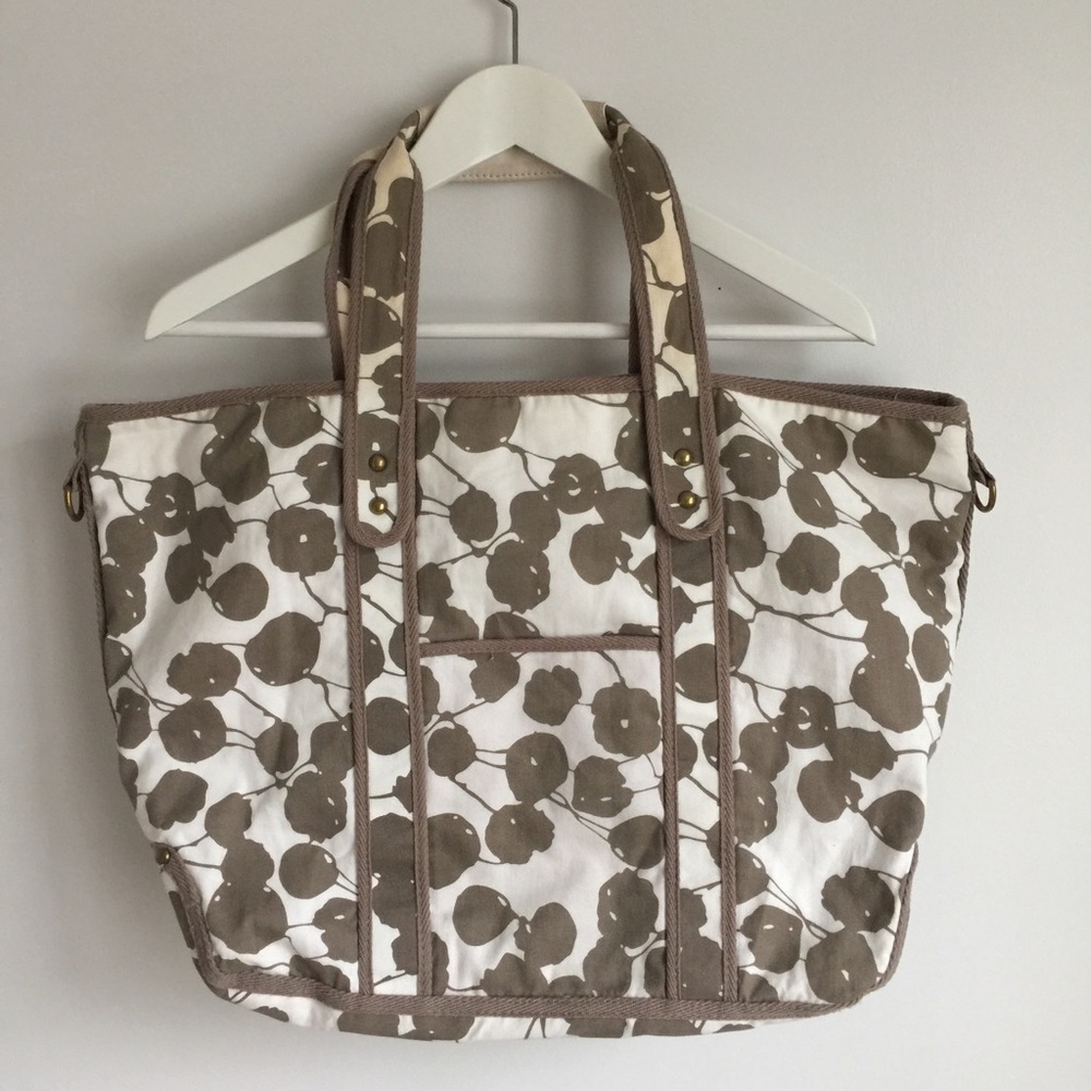 GAP | Tan Floral Tote