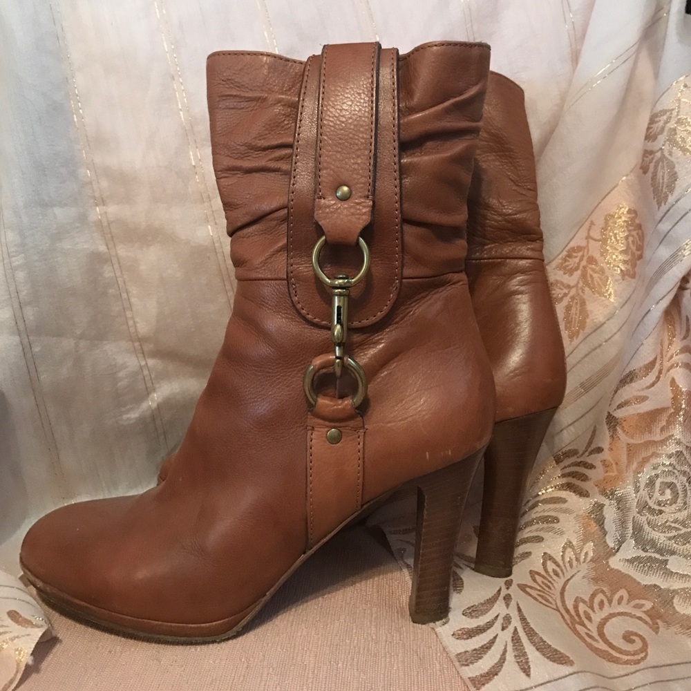 Coach Carmel color boot with heel