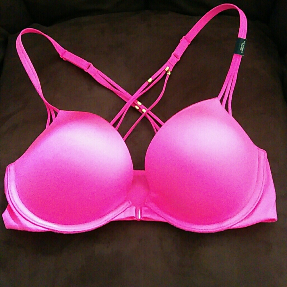 Victorias Secret crisscross racerback pushup bra