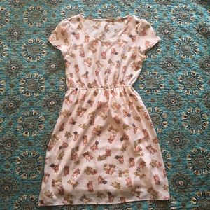 Cat Print Dress - Size Large 😻