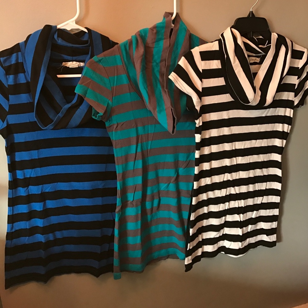 3 Striped Tops