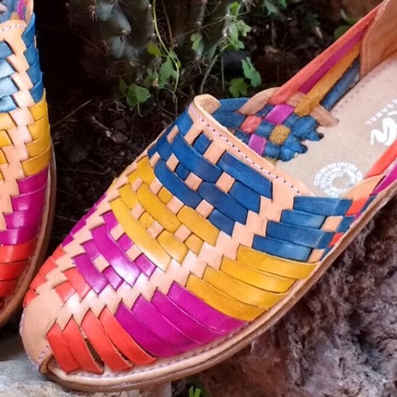 New Arrival! Leather Sandals Handcrafted Nude - Picture 2 of 2