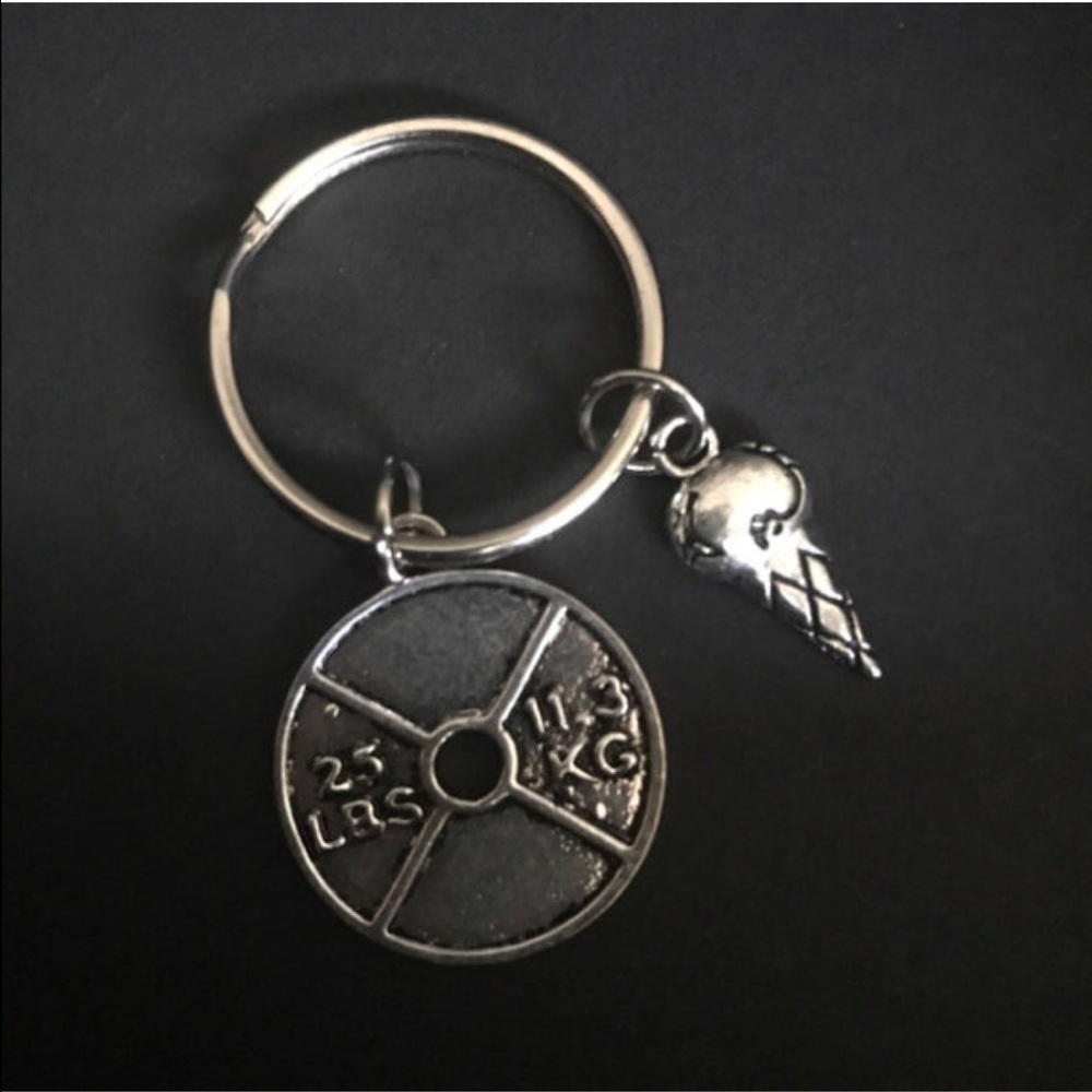 Fitness/ gym / food / nutrition keychain