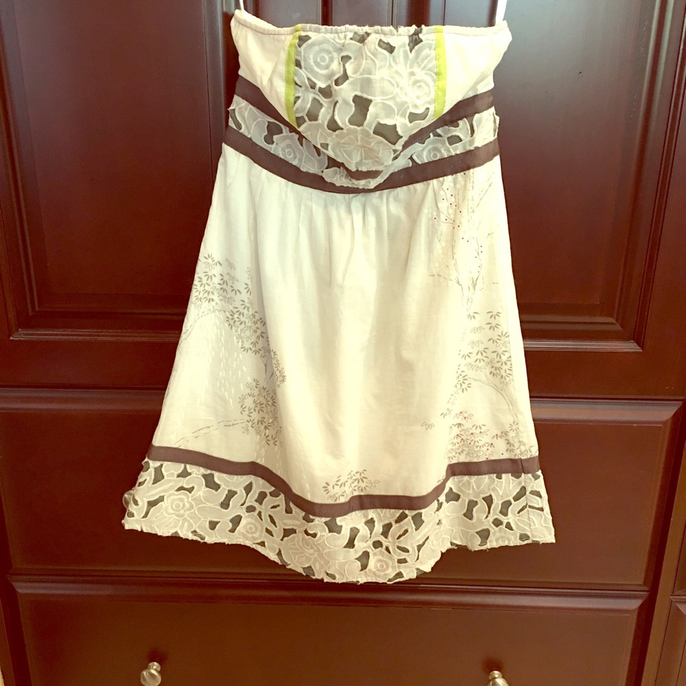 Kimchi blue strapless cotton dress