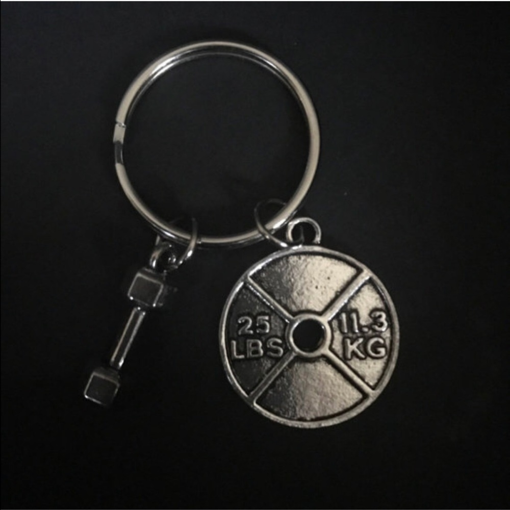 Fitness / gym / food / nutrition keychain