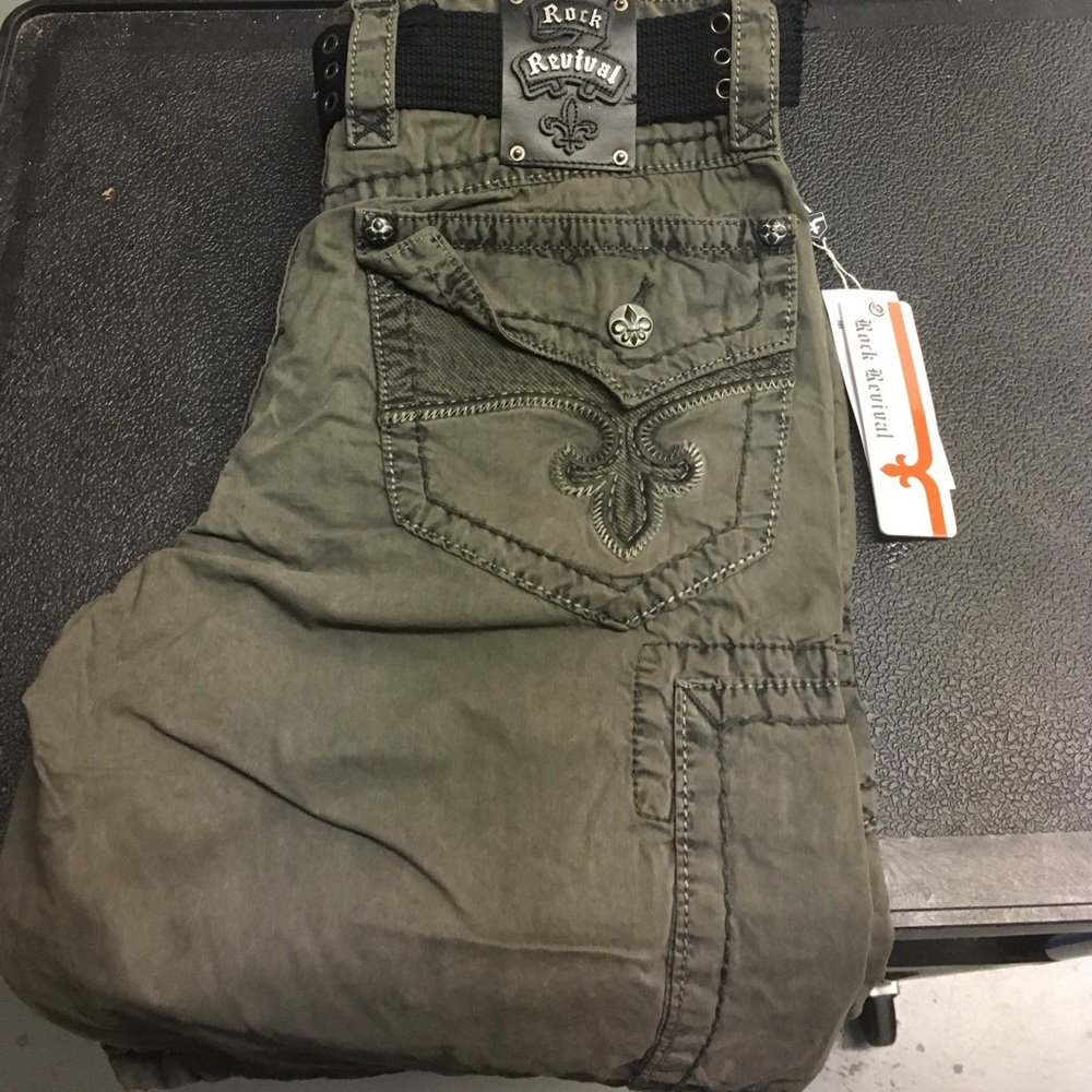 Authentic Rock Revival Cargo Shorts