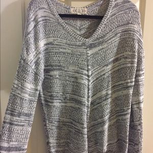 Black and white sweater