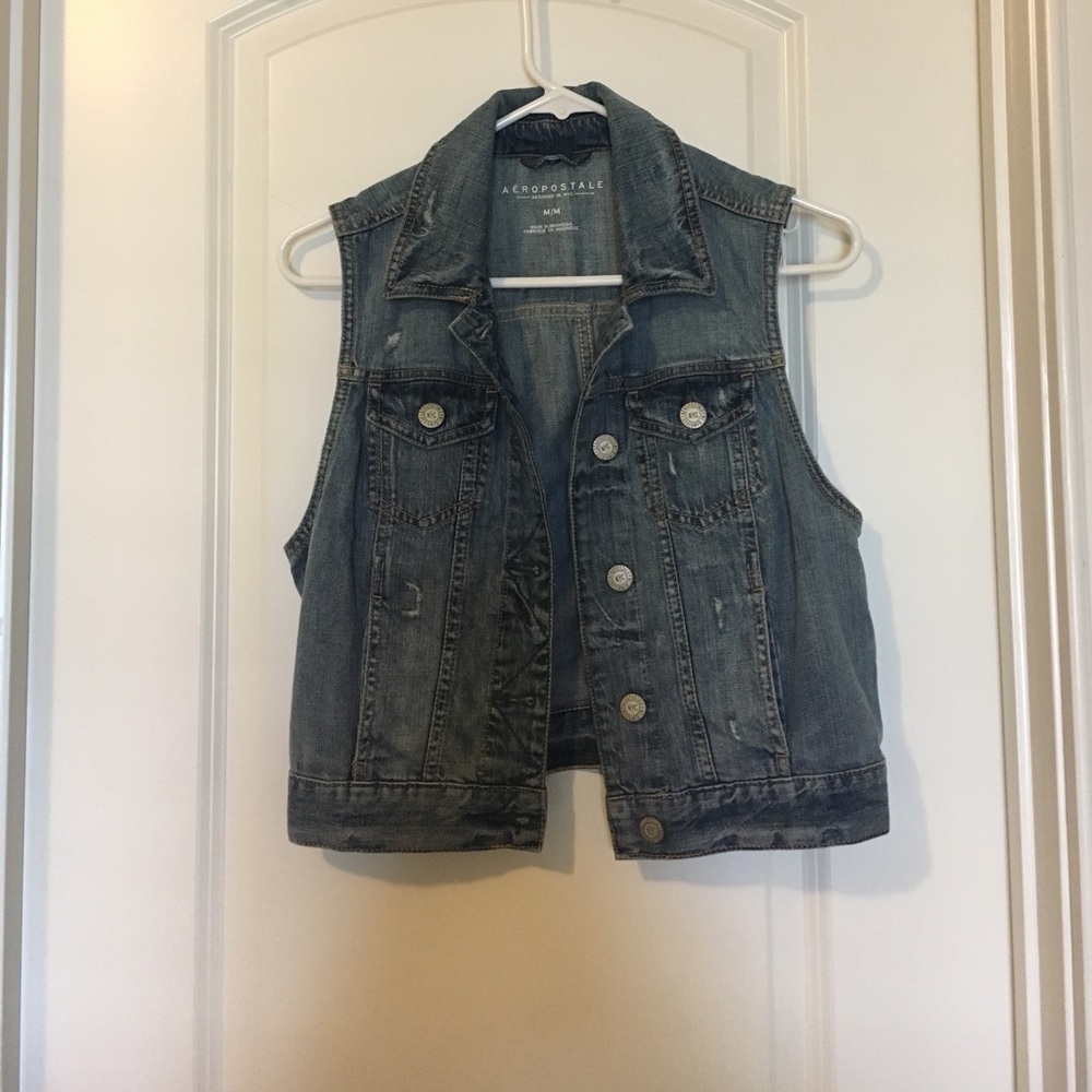 Aeropostale Jean Vest