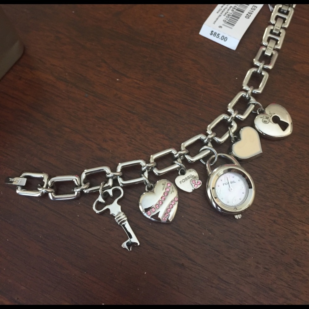 Fossil Watch Charm Bracelet Brand New with Tags