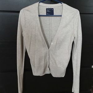Beige American Eagle cardigan