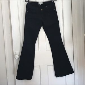 Black low bell flare from Current Elliott