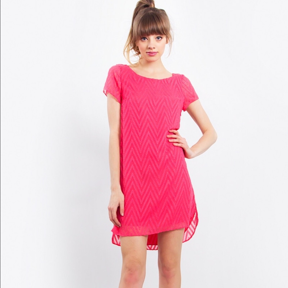 Crimson Textures Dress
