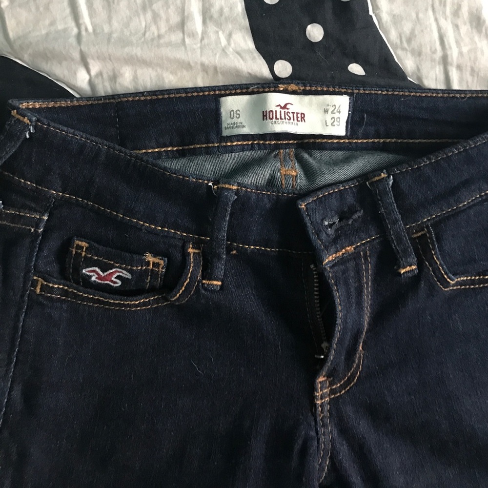 Hollister Super Skinny Dark Wash Jeans