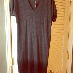 Fun dress gray with darker shade at bottom