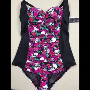 ISO Torrid Skull Swim One Piece, size. 1 or 2 👙