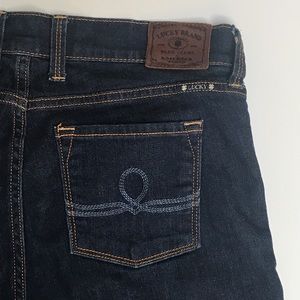 LUCKY BRAND Sofia Boot Ankle Dark Wash Jeans 6/28