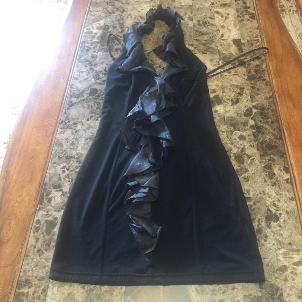 BEBE mini ruffle dress
