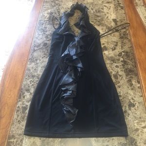 BEBE mini ruffle dress