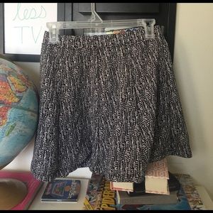 Black and white skirt