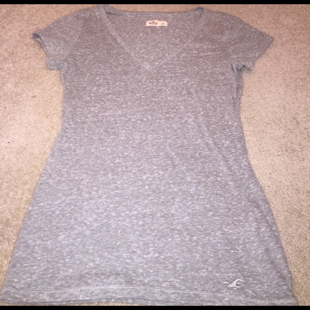 NWOT Hollister Grey V-Neck