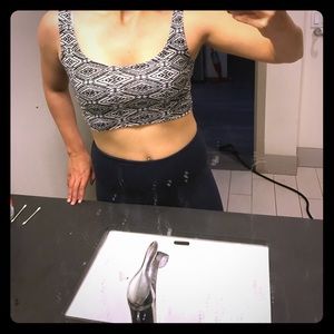 Tribal crop top from forever 21