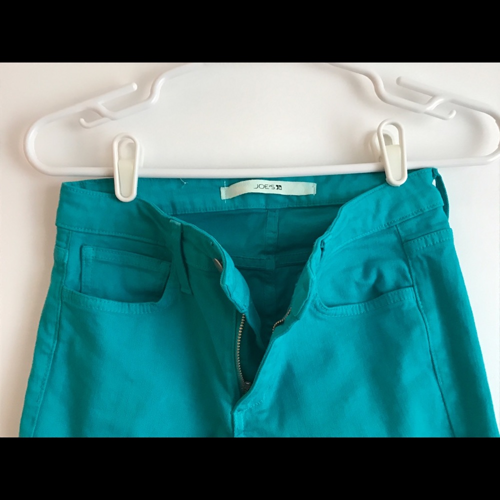 Joe's Jeans Teal Skinny Jeans size 26