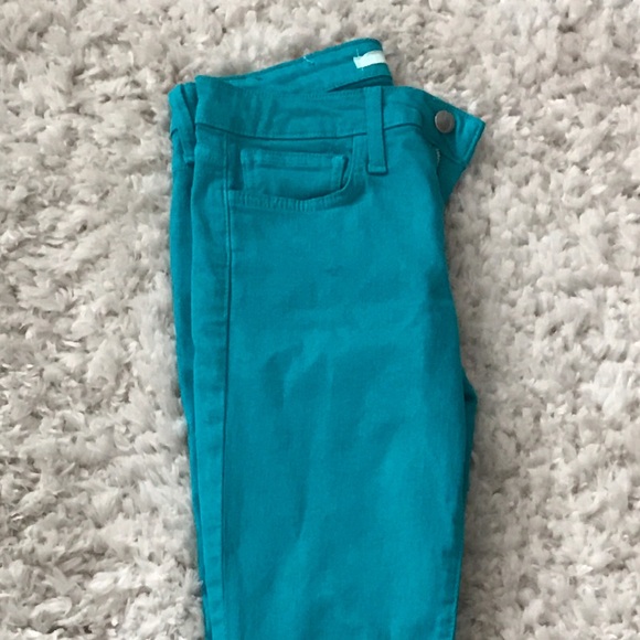 Joe's Jeans Teal Skinny Jeans size 26 - Picture 5 of 5