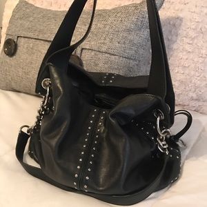 Black leather Michael Kors bag