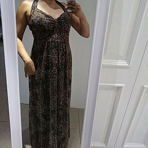 Leopard print maxi