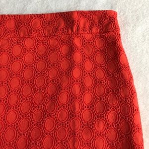 GAP Skirts - GAP orange eyelet mini skirt. GAP Skirts - GAP orange eyelet mini skirt.