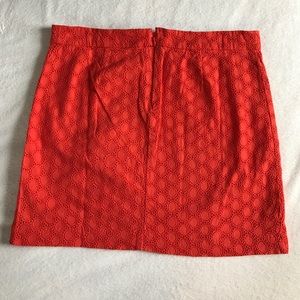 GAP Skirts - GAP orange eyelet mini skirt. GAP Skirts - GAP orange eyelet mini skirt.