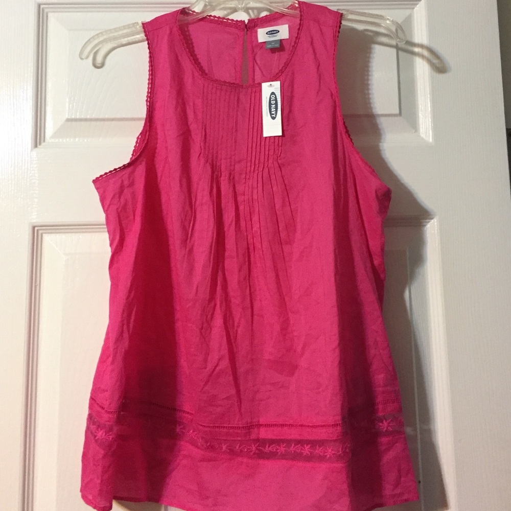 Hot Pink Old Navy Sleeveless Top