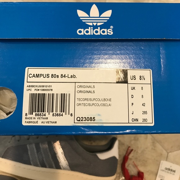 NIB ADIDAS Campus 80s 84-Lab sneakers - Picture 4 of 5