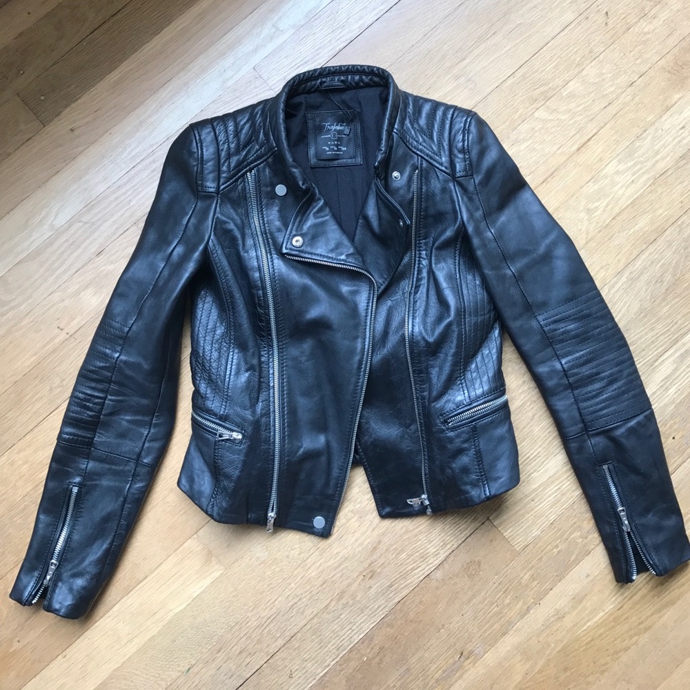 Zara leather jacket