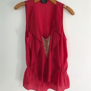 Bebe Fuchsia Top