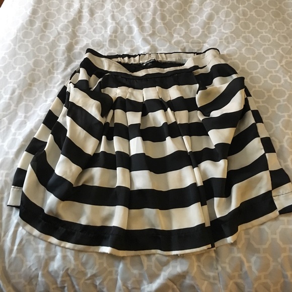 Lily White Dresses & Skirts - Lily White black and white striped skirt