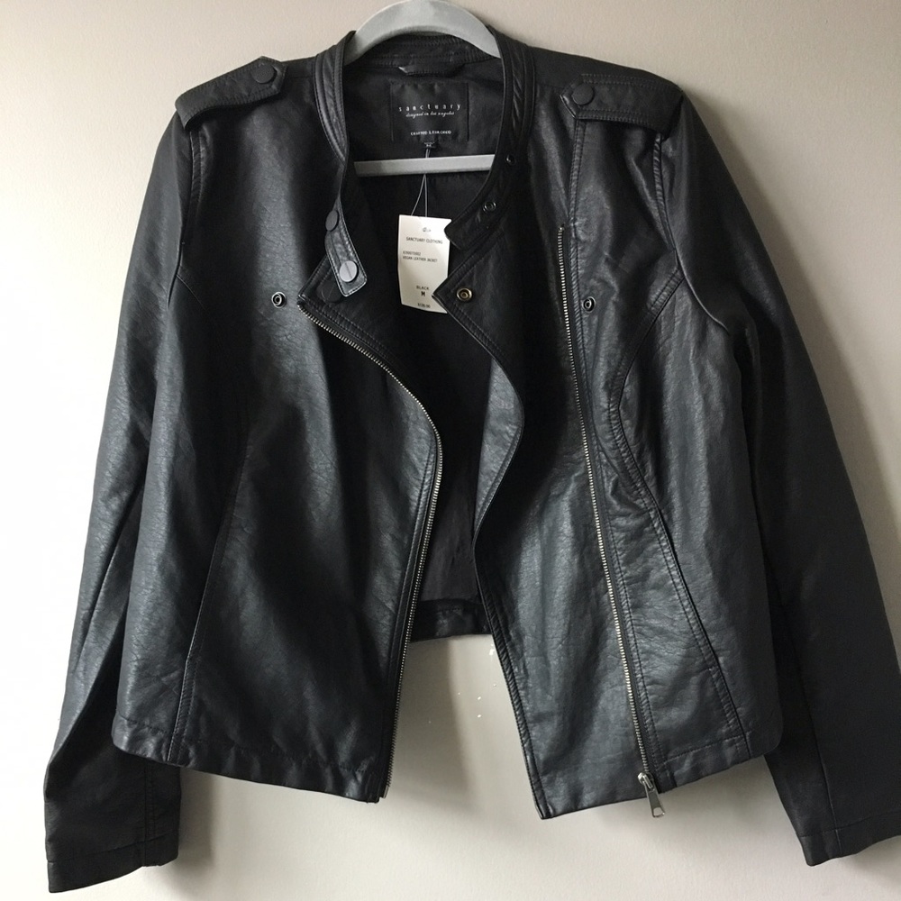 Sanctuary leather jacket