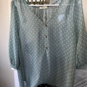 Polka Dot Blouse